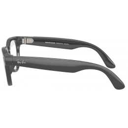 Умные очки Ray-Ban Meta* Headliner Gen 2 Shiny Asteroid Grey, Фотохромные линзы Clear to Emerald Transitions (RW4013), размер M
